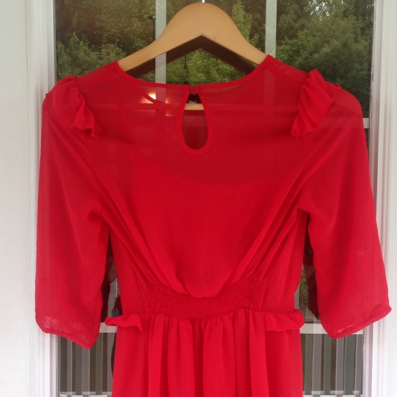 Adorable Red Asos Dress - Picture 3 of 4