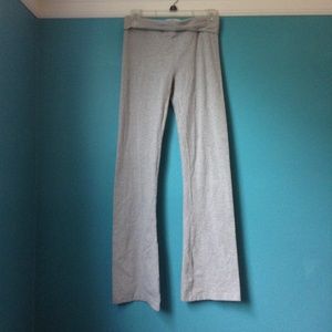 Grey soffe flare yoga pants
