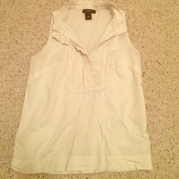 Ann Taylor cream top - Picture 1 of 1