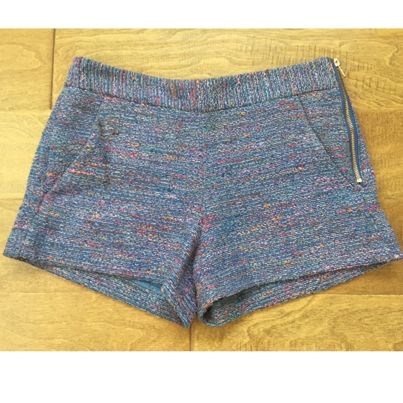 French Connection tweed short with silk interior