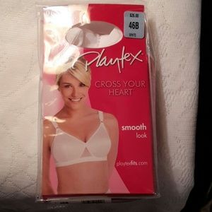 Playtex Cross Your Heart Smooth Look v Bra 46B