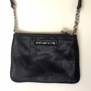 DEAL! Michael Kors MK Black Crossbody Purse