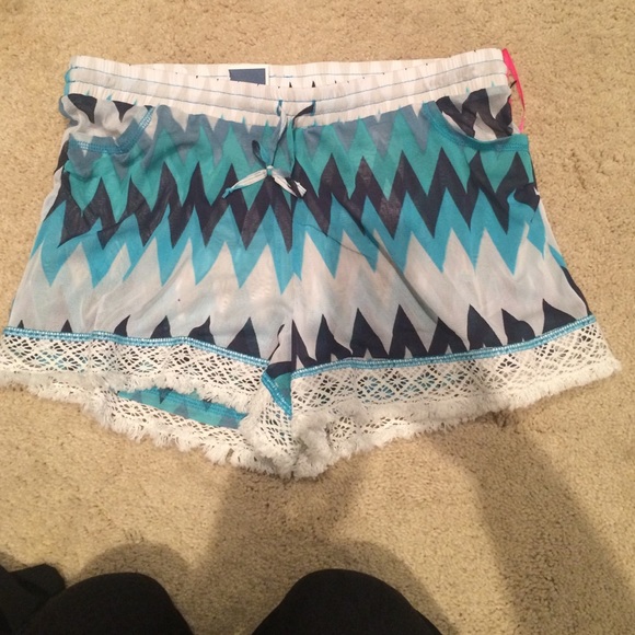 Forcynthia beach coverup shorts