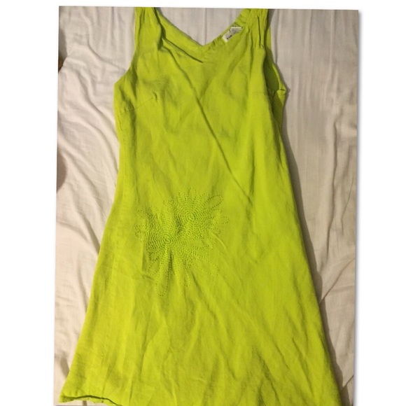 Lime Green Sun Dress