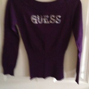 Dark purple sweater light weight