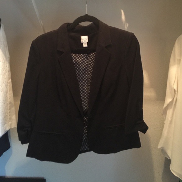 Lauren Conrad Black 3/4 blazer