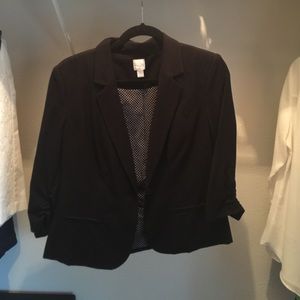 Lauren Conrad Black 3/4 blazer