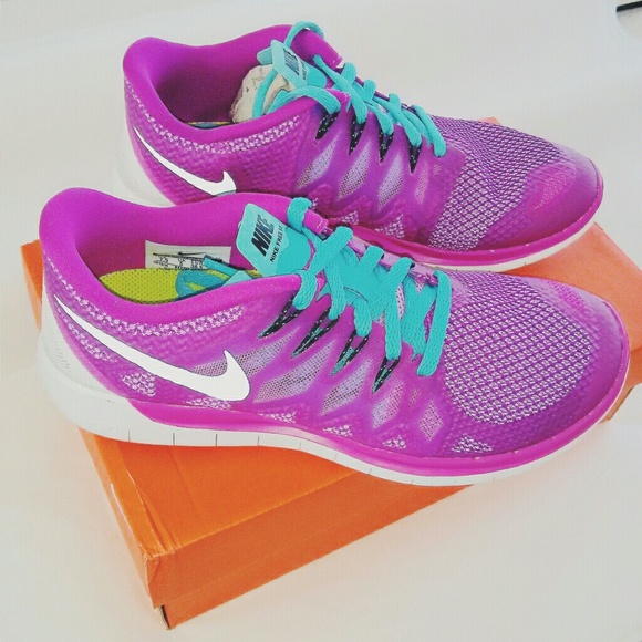 Nike Free 5.0 Purple Mesh Sneakers * SOLD * - Picture 2 of 4