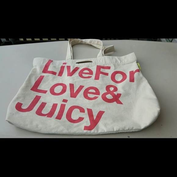 **SOLD****Juicy Couture Canvas Beach Tote