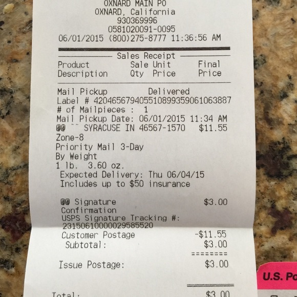 Tracking Information! - Picture 2 of 3