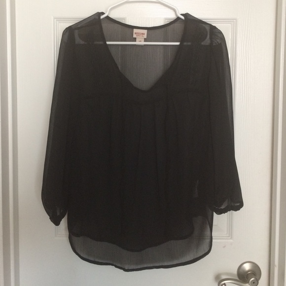 Mossimo sheer top