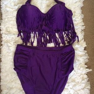 High waist bathing suit