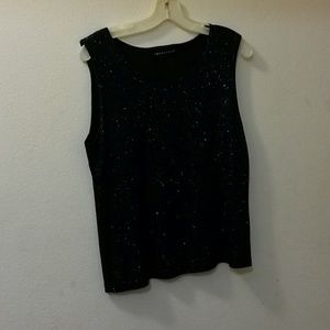 Blue sparkling blue top very elegant