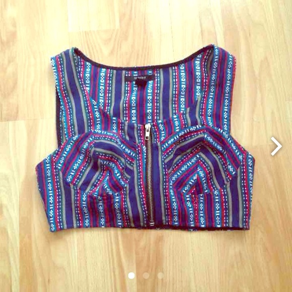 Foreve 21 Aztec Crop Top