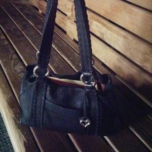 Brighton black leather purse