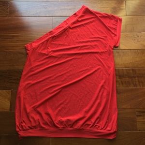 The Limited Red One Sleeve Top