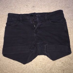 Black urban outfitter shorts