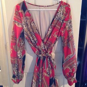 Long sleeve maxi dress