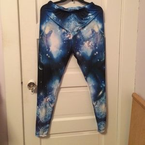 Galaxy Print Leggings