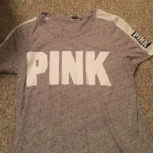 Grey & white VS shirt