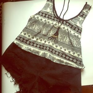 Hollister black high waisted shorts. NEW W/ TAGS