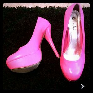 Hot Pink Barbie Heels