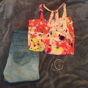 Paint splatter tank