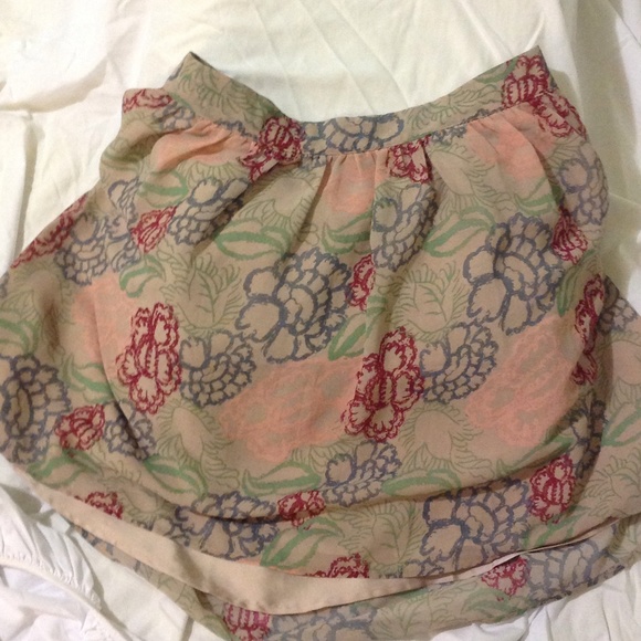 Flowy Skirt with Chiffon Top