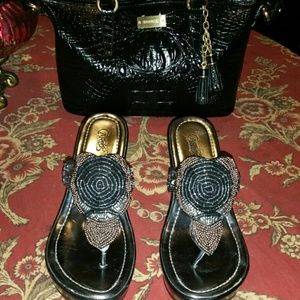 Wedge heel sandals