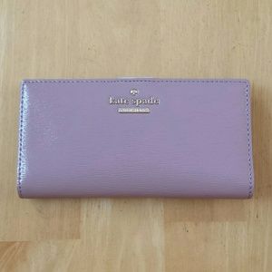 Kate Spade Cedar Patent Stacy wallet