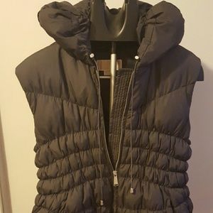 Michael Kors Faux Hoodie Puffer Vest