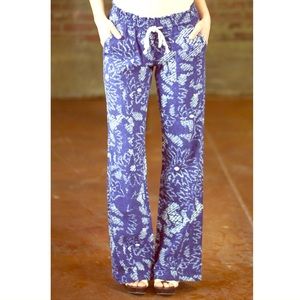 Roxy Oceanside Print Beach Pants