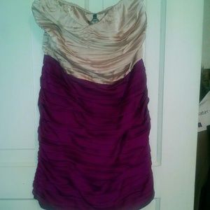 Express Strapless dress