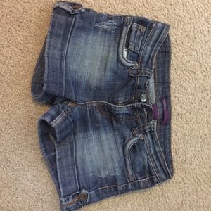 Jean bling shorts