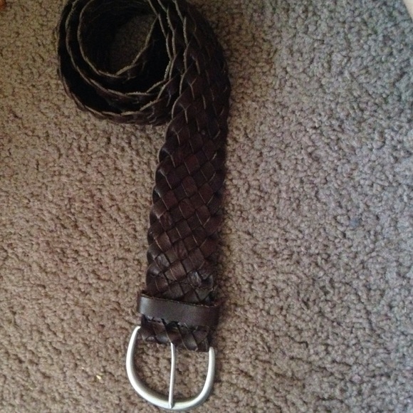Leather Braided Belt