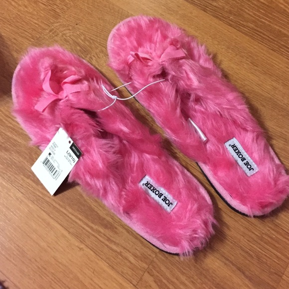 Fuzzy slippers!