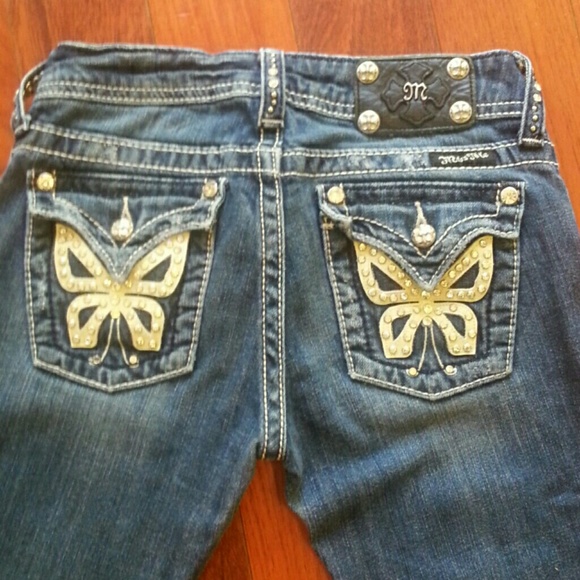 Miss Me boot cut girls jeans - Picture 1 of 4