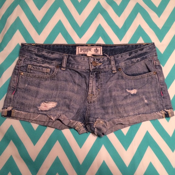 VIctoria Secret Pink Jean Shorts