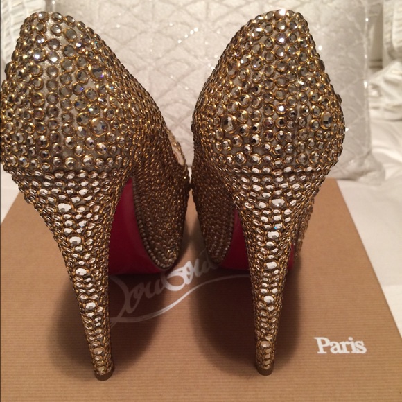 Christian Louboutin Daffodile Burma Strass 38.5 - Picture 3 of 4