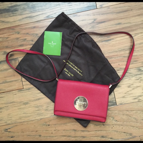 SOLD! Kate Spade Red Newbury Lane Sally bag