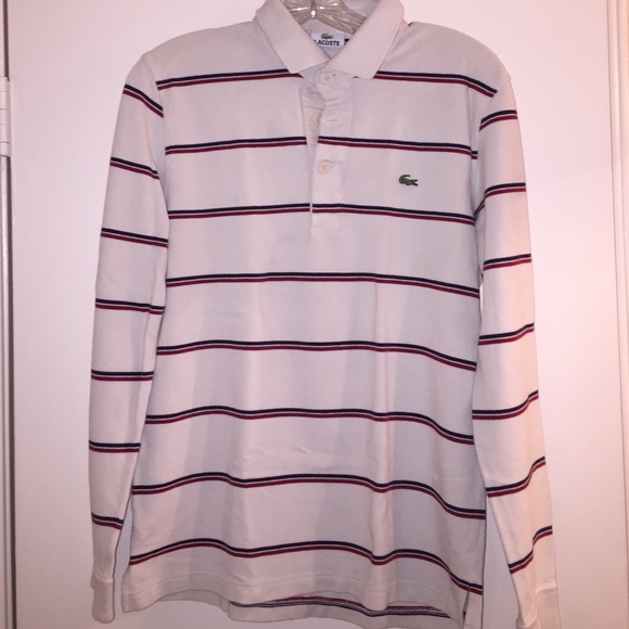 Long sleeve polo shirt.