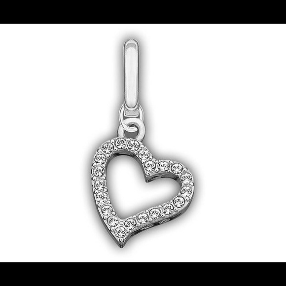 Swarovski Love Heart Charm - Picture 2 of 3