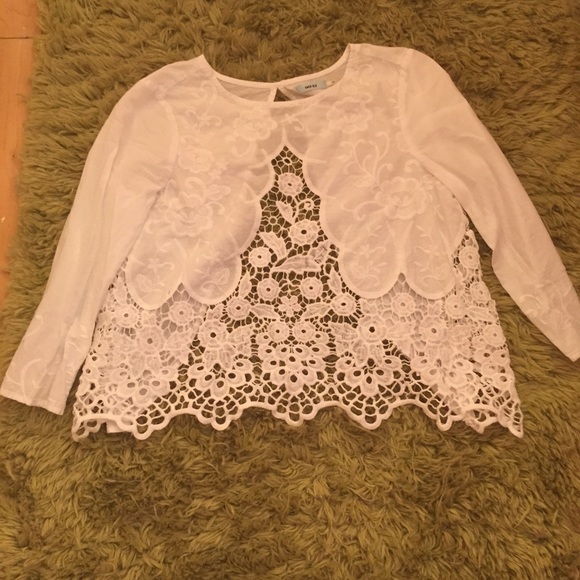 UO Kimchi Blue lace open back top - Picture 2 of 4