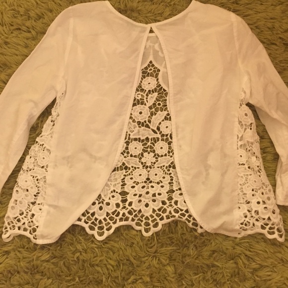 UO Kimchi Blue lace open back top - Picture 3 of 4