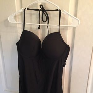 Black One Piece Swim Suit