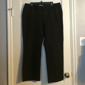Chico's platinum trouser jeans black wash.