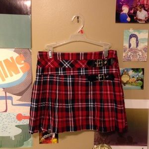Punk Plaid Skirt