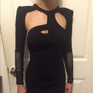 Cut out little black dress