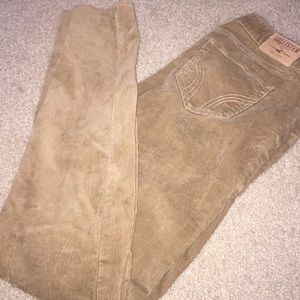 Tan Corduroy pants from hollister
