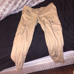 forever 21 khaki joggers